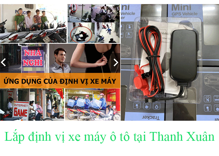 Lắp định vị xe máy ô tô tại Thanh Xuân Hà Nội Giá Tốt