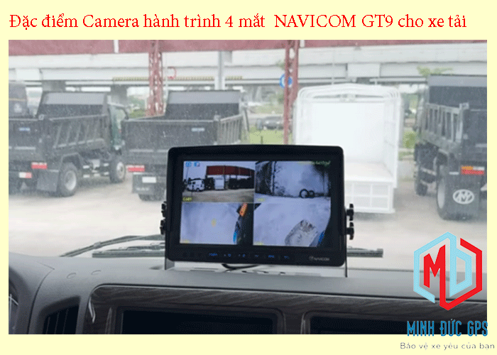 Đặc điểm Camera hành trình 4 mắt NAVICOM GT9 cho xe tải