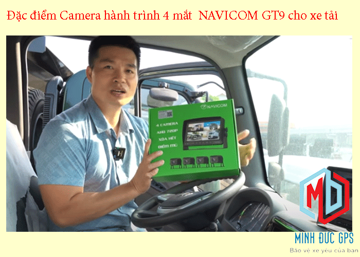Đặc điểm Camera hành trình 4 mắt NAVICOM GT9 cho xe tải