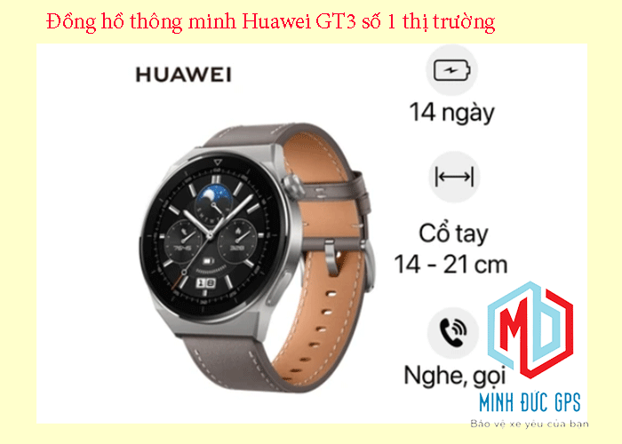 Đồng hồ thông minh Huawei GT3 số 1 thị trường