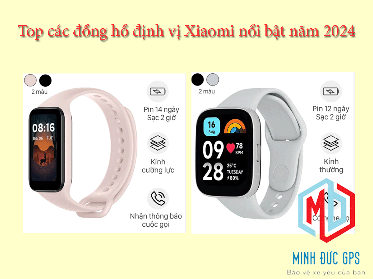 Top các đồng hồ định vị Xiaomi nổi bật năm 2024