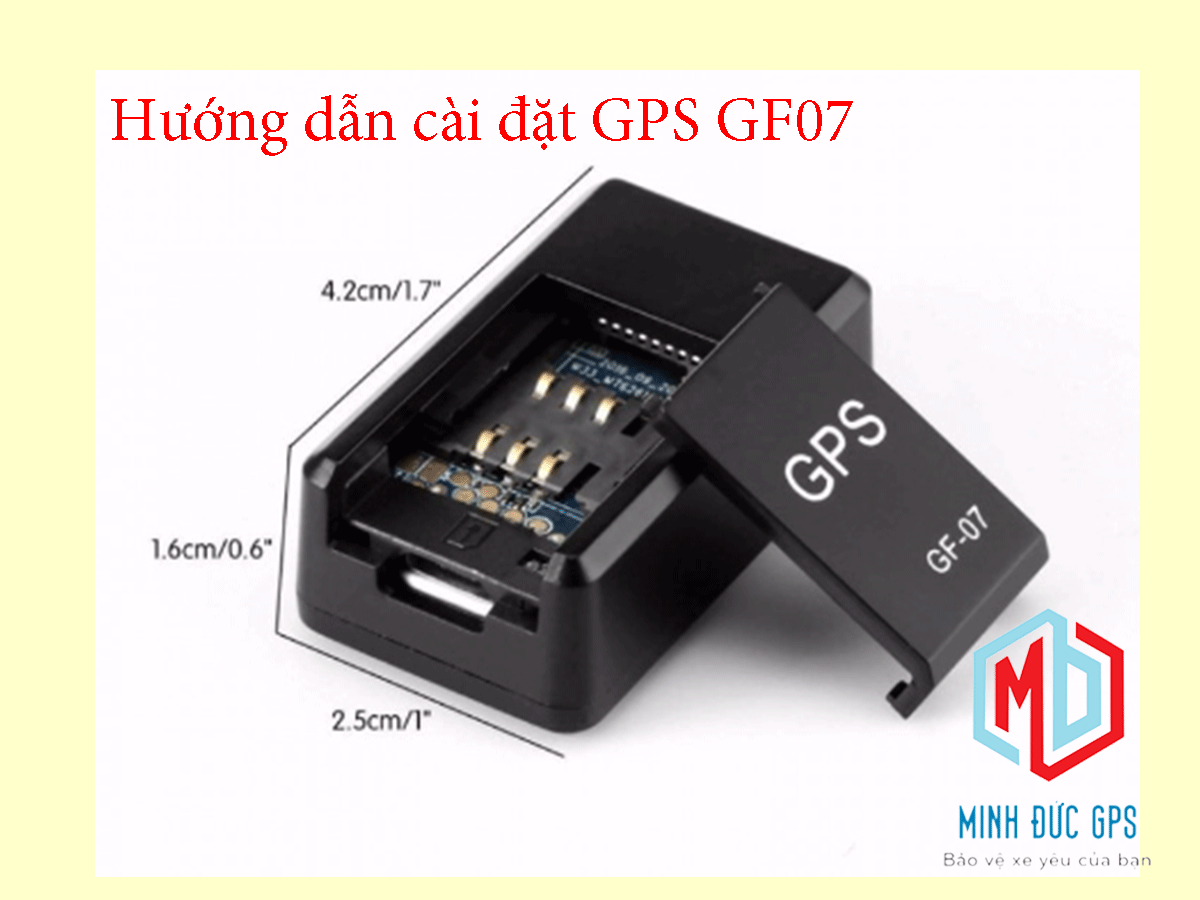 Hướng dẫn cài đặt GPS GF07 chi tiết nhất