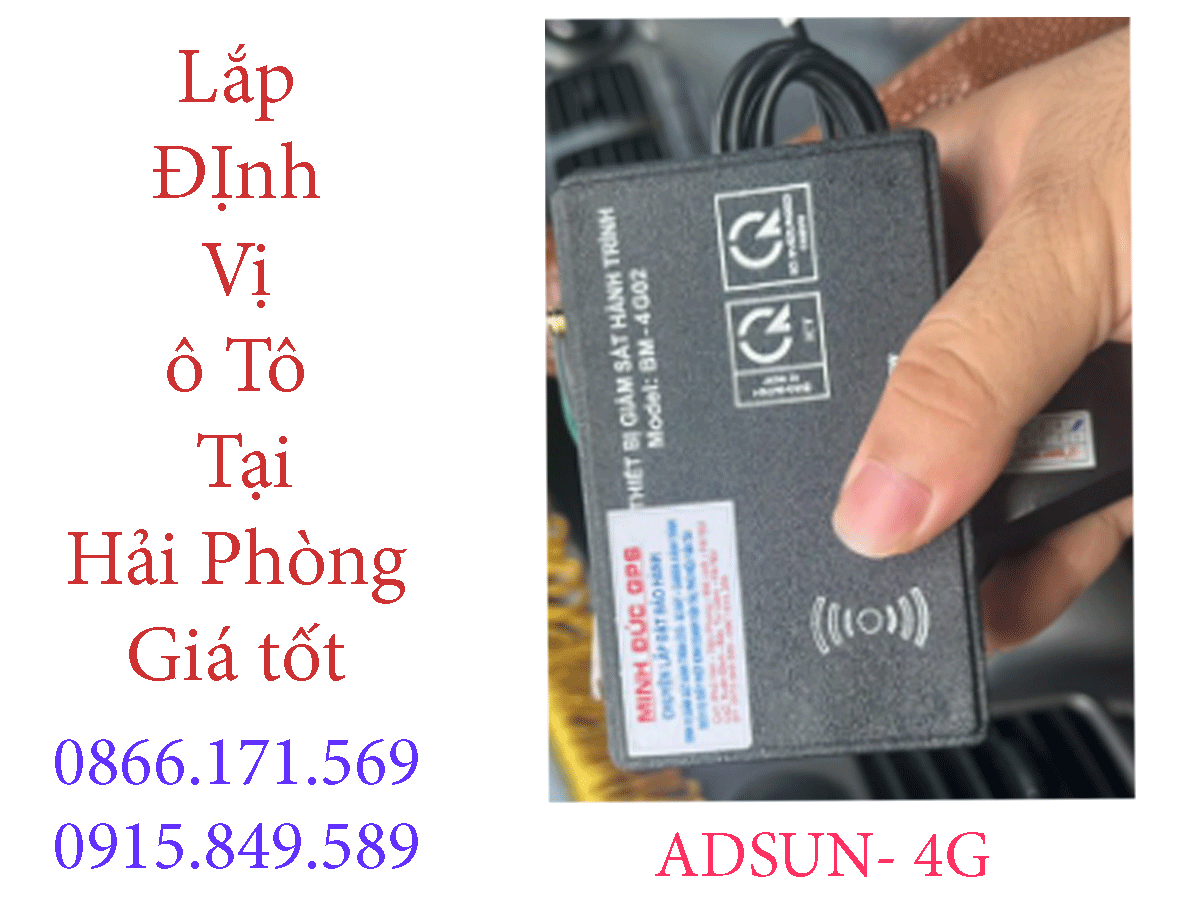 Lắp Định vị ô tô tại Hải Phòng giá tốt nhất thị trường